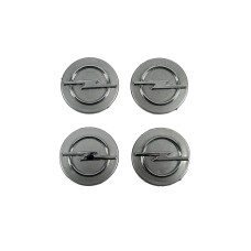 Ковпачки на диски 60/55мм сірі (4 шт) для Opel
