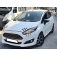 Накладки на зеркала BMW-style (2 шт) для Ford Fiesta 2008-2017 гг