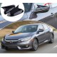 Накладки на дзеркала BMW-Style (2 шт) для Honda Civic Sedan X 2016-2021 рр