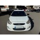 Накладки на дзеркала без вирізу під поворот BMW-style (2 шт) для Hyundai Accent 2011-2017 рр