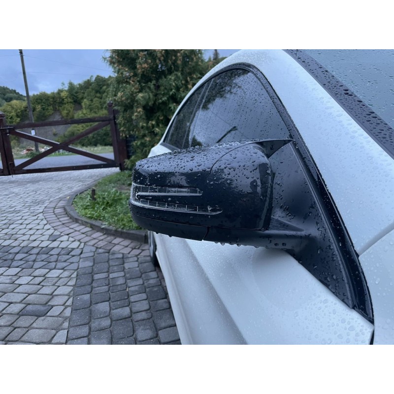 Накладки на дзеркала BMW-Style (2 шт) для Mercedes CLA C117 2013-2019 рр