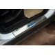 Накладки на пороги Libao LED (4 шт, нерж.) для Ford Kuga/Escape 2013-2019 рр