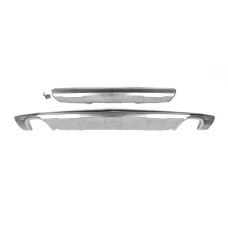 Передні та задні накладки Libao 2008-2012 (нерж) для Mercedes GLK сlass X204 рр