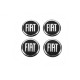 Наклейки на ковпачки 54мм (4шт) для Тюнінг Fiat