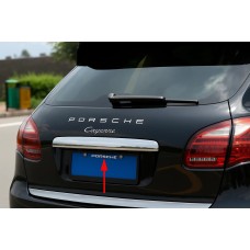 Накладка над номером Libao (нерж) для Porsche Cayenne 2010-2017 рр