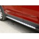 Бокові пороги OEM V2 (2 шт, алюм) для Subaru Outback 2009-2014 рр