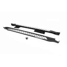 Бокові пороги OEM V2 (2 шт, алюм) для Subaru Outback 2009-2014 рр