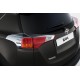 Накладки на задние фонари Libao V1 2013-2016 (2 шт, пласт) для Toyota Rav 4