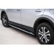 Боковые пороги OEM V4 (2016-2018, 2 шт, алюминий) для Toyota Rav 4