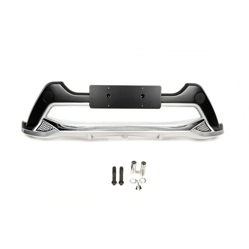 Накладка на передний бампер (2016-2019) для Toyota Rav 4