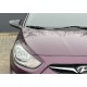 Накладки на дзеркала із вирізом під поворот BMW-style (2 шт) для Hyundai Accent 2011-2017 рр