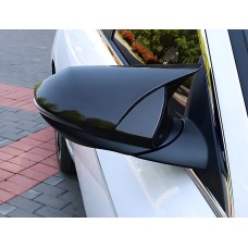 Накладки на дзеркала із вирізом під поворот BMW-style (2 шт) для Hyundai Elantra (MD/UD) 2011-2015 рр