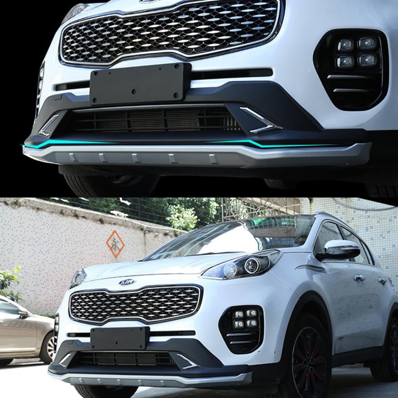 Передня накладка V4 (2015-2019) для Kia Sportage рр