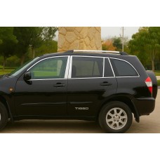 Повне окантування скла 2010-2014 (4 шт, Libao) для Chery Tiggo 1