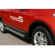 Боковые пороги OEM (2 шт, алюминий) для Chery Tiggo 5