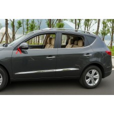 Молдинги дверные Libao (4 шт, пласт) для Geely Emgrand X7