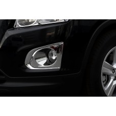 Накладки на противотуманки (2 шт, ABS) для Chevrolet Trax 2012-2023 гг