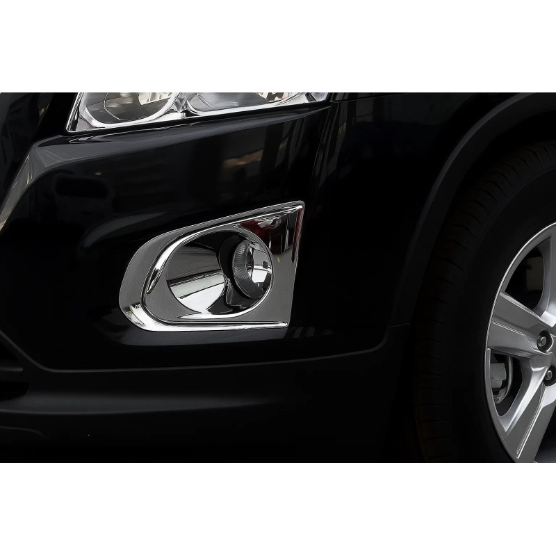 Накладки на противотуманки (2 шт, ABS) для Chevrolet Trax 2012-2023 гг