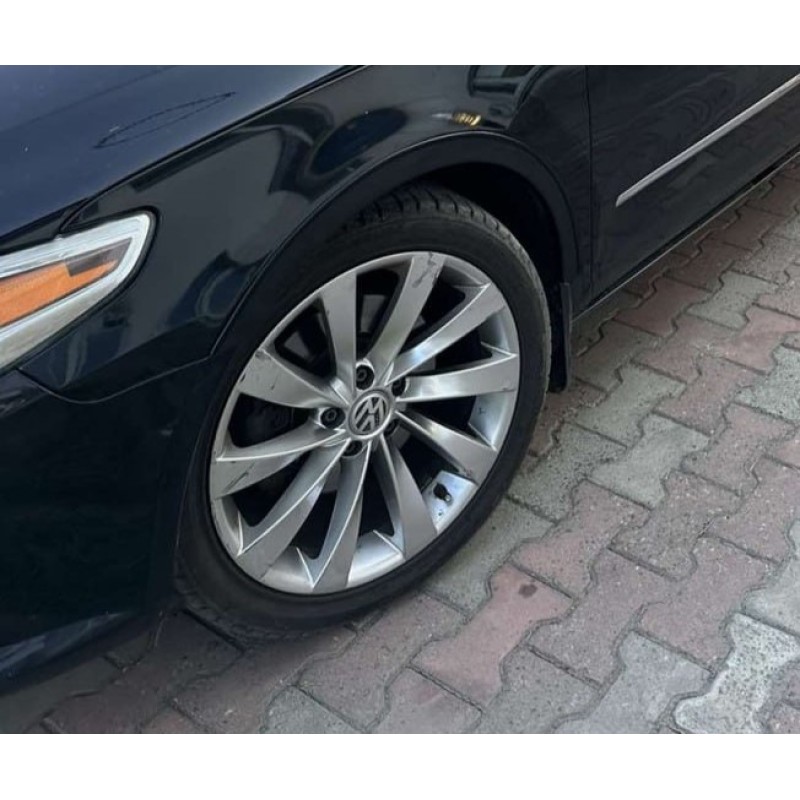Накладки на арки 2008-2012 (4 шт, чорні, ABS-пластик) для Volkswagen Passat СС 2008- рр