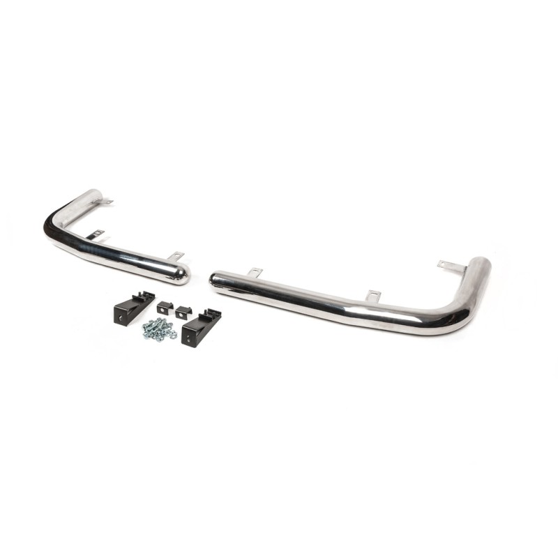 Задние уголки Winbo (2 шт, нержавейка) для Toyota Land Cruiser 100 1998-2007 гг