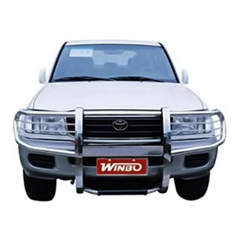 Передний силовой бампер с защитой WINBO (нержавейка) для Toyota Land Cruiser 100 1998-2007 гг Передний силовой бампер с защитой WINBO (нержавейка) для Toyota Land Cruiser 100 1998-2007 гг