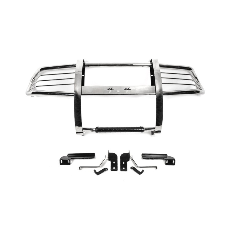 Передний силовой бампер с защитой WINBO (нержавейка) для Toyota Land Cruiser 100 1998-2007 гг