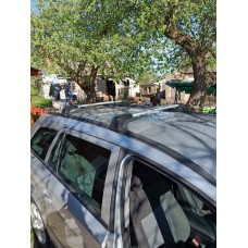Перемички на вбудовані рейлінги під ключ Skybar V2 (2 шт) Сірі для Opel Astra H 2004-2013 рр