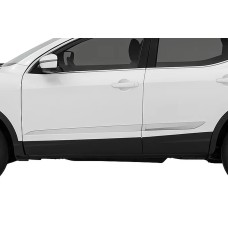 Молдинг дверной Libao V2 (4 шт, нерж.) для Nissan Qashqai 2014-2021 гг