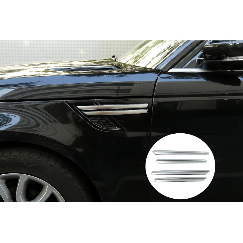 Хром накладки на жабра (4 шт) для Range Rover Sport 2013-2022 гг