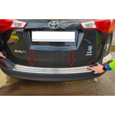 Кромка багажника Libao V1 (2013-2016, нерж.) для Toyota Rav 4