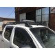 Рейлінги з перемичками (2 шт, чорні) для Toyota Hilux 2006-2015 рр