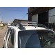 Рейлінги з перемичками (2 шт, чорні) для Toyota Hilux 2006-2015 рр