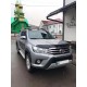 Рейлінги з перемичками (2 шт, Хром) для Toyota Hilux 2015- рр
