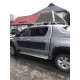 Рейлінги з перемичками (2 шт, Хром) для Toyota Hilux 2015- рр