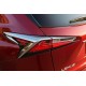 Накладки на стопи (2 шт, ABS) для Lexus NX 2014-2021 рр