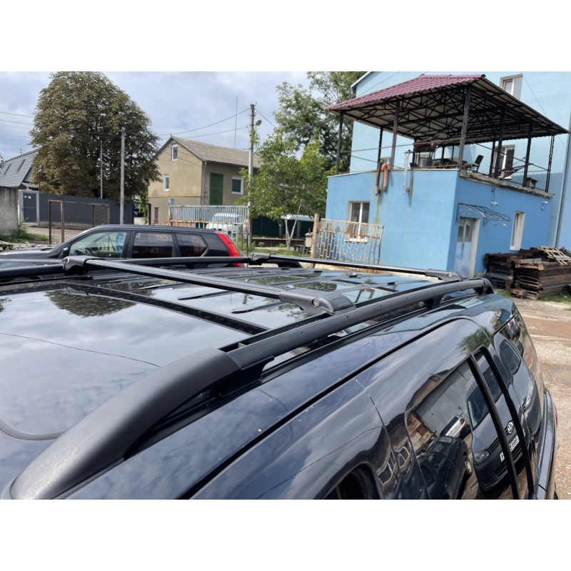 Перемички на звичайні рейлінги WingBar V1 (2 шт) Чорні для Jeep Grand Cherokee WJ 1999-2004рр