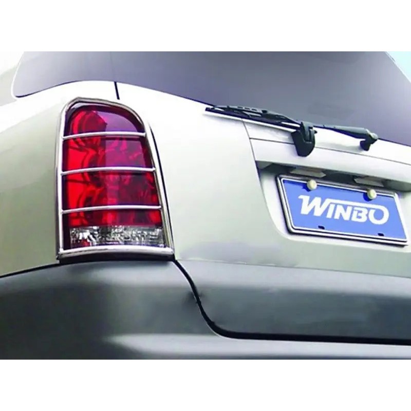 Защита задних фонарей 2006-2012 нержавейка для SsangYong Rexton I Защита задних фонарей 2006-2012 нержавейка для SsangYong Rexton I
