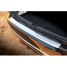 Накладка на задній бампер OmsaLine МАТ (Sedan, нерж) для Volkswagen Passat B7 2012-2015рр