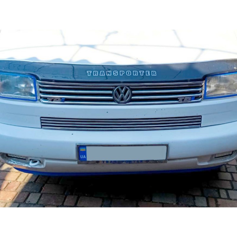 Рамка під номер хром Transporter (1 шт, нержавіюча сталь) для Volkswagen T4 Caravelle/Multivan