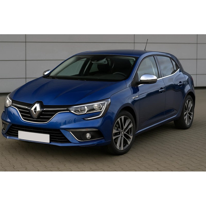 Накладки на Зеркала (2 шт, Нержавейка) для Renault Megane IV 2016-2025 гг