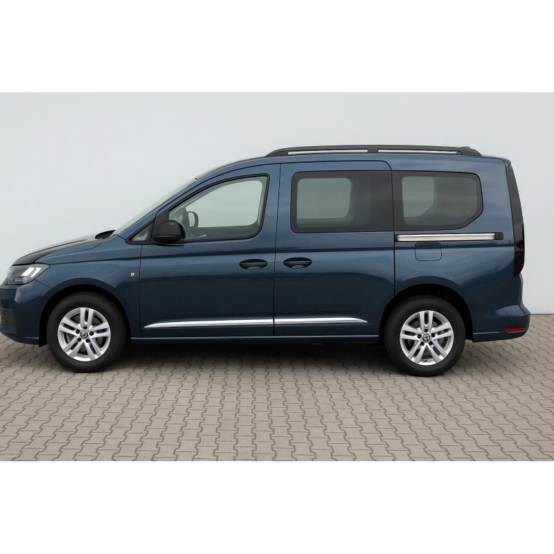 Накладки на дверний молдинг (4 шт, нерж) для Volkswagen Caddy 2020- рр