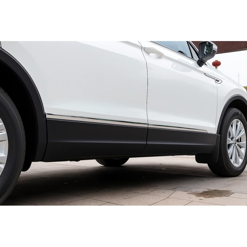 Дверные молдинги Carmos (4 шт, нержавейка) для Volkswagen Tiguan 2016-2023 гг Дверные молдинги Carmos (4 шт, нержавейка) для Volkswagen Tiguan 2016-2023 гг