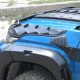 Комплект накладок на капот DRAGON (2019-2025, 3 шт) для Mitsubishi L200 рр
