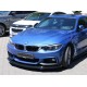 Накладка на передній бампер ЛИП (чорна) для BMW 4 серія F-32 2012-2020 рр