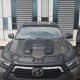 Накладка на капот V2 (ABS) для Toyota Hilux 2015- гг