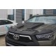 Накладка на капот (2021-2025, ABS) для Toyota Hilux 2015- рр