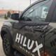 Молдинг на верх дверей (4 шт, ABS) для Toyota Hilux 2015- рр