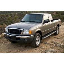 Бокові пороги Tayga Grey (2 шт., Алюміній) для Ford Ranger 2002-2006 рр