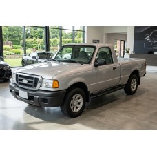 Бокові пороги Bosphorus Black (2 шт., Алюміній) для Ford Ranger 2002-2006 рр