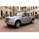 Боковые Подножки Vision New Черные (2007-2012, 2 шт., Алюминий) для Isuzu D-Max